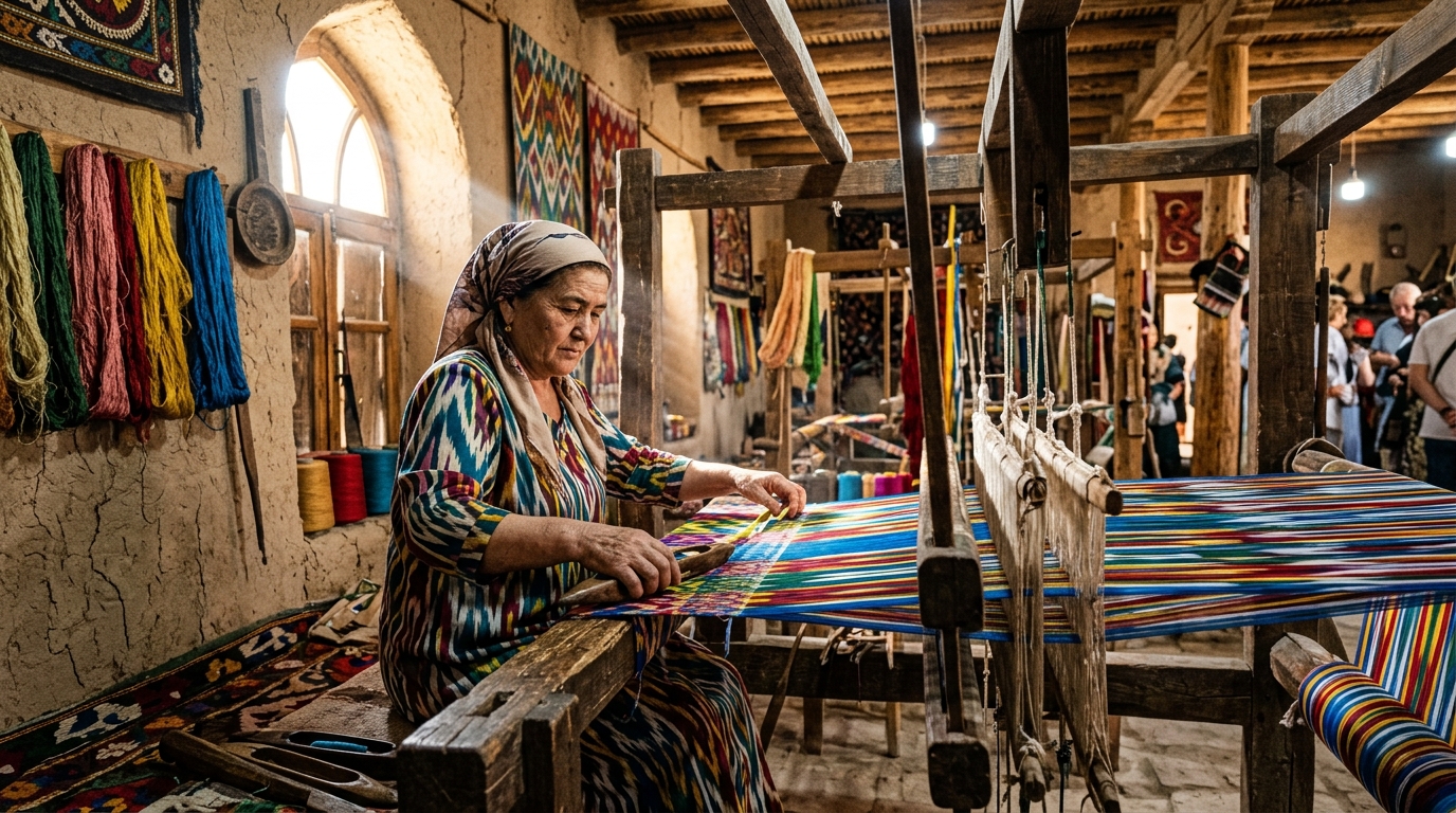Marg'ilon an'anaviy to'qimachilik biennalesi